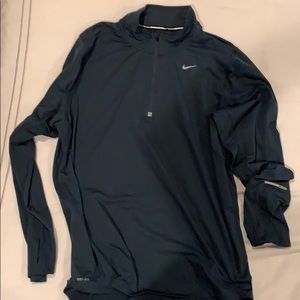 Nike Dri Fit Running 1/4 Zip jacket Large